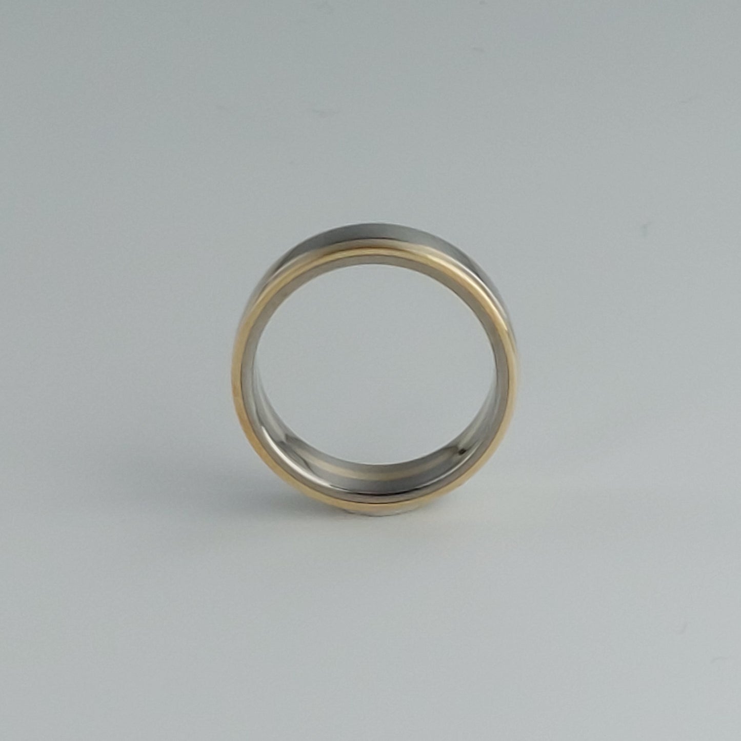 Zedd Gold Natural Zirconium 6mm Wedding Ring