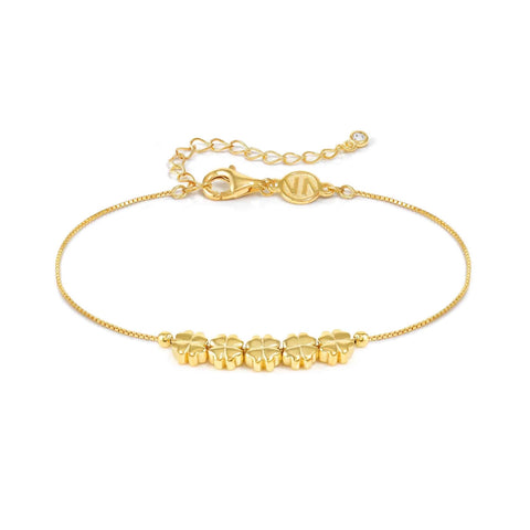 Nomination Armonica Gold (Rich) Four Leaf Clover Bracelet