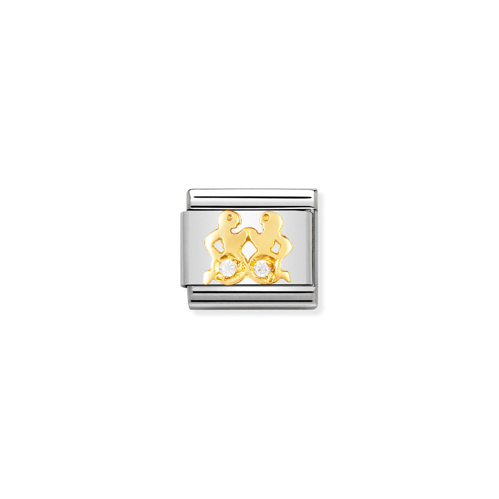 Nomination Classic Link Gemini with CZ