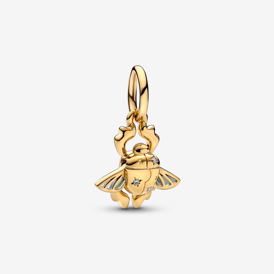 Pandora Disney Aladdin Scarab Beetle Dangle Charm