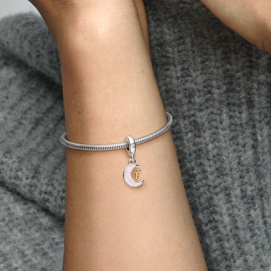 
                      
                        Pandora Two-tone Key & Moon Dangle Charm
                      
                    