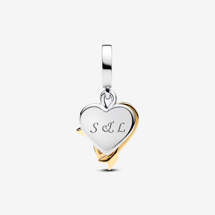 
                      
                        Pandora Engravable Heart & Arrow Double Dangle Charm
                      
                    