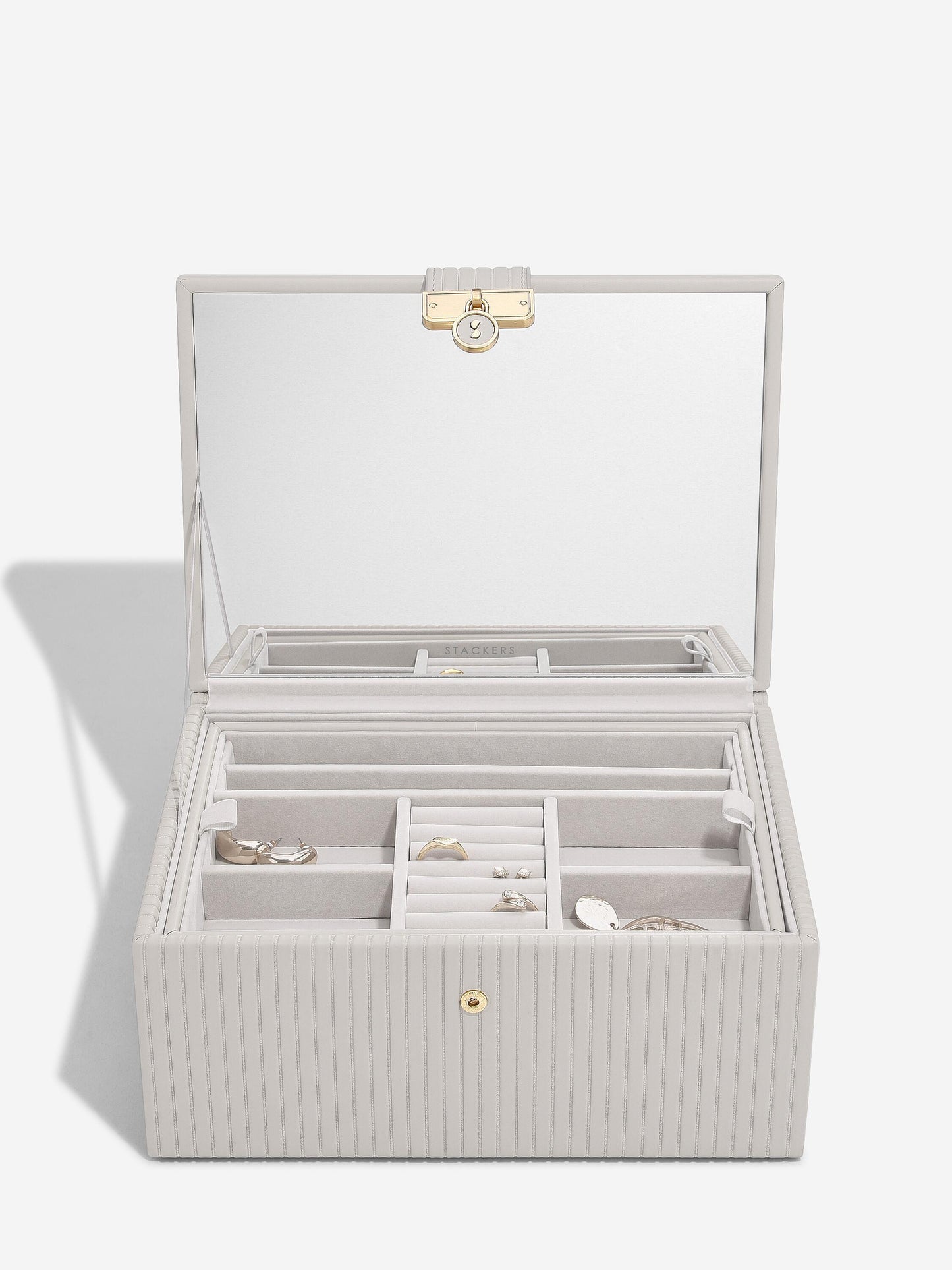 Stackers Luxury Classic Jewellery Box - Limestone