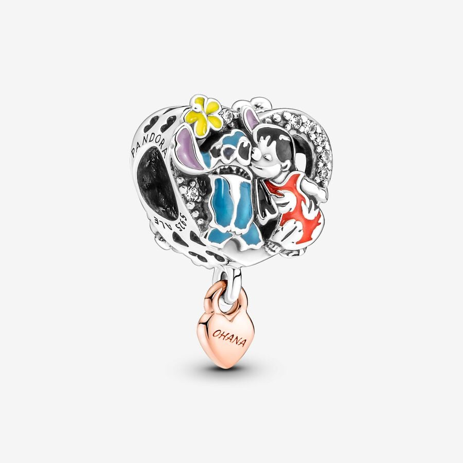 Pandora Disney Ohana Lilo & Stitch Inspired Charm