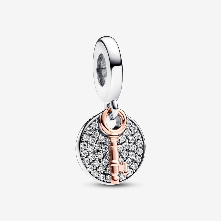 
                      
                        Pandora Two-tone Key to Happiness Double Dangle Charm
                      
                    