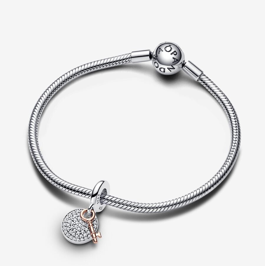 
                      
                        Pandora Two-tone Key to Happiness Double Dangle Charm
                      
                    