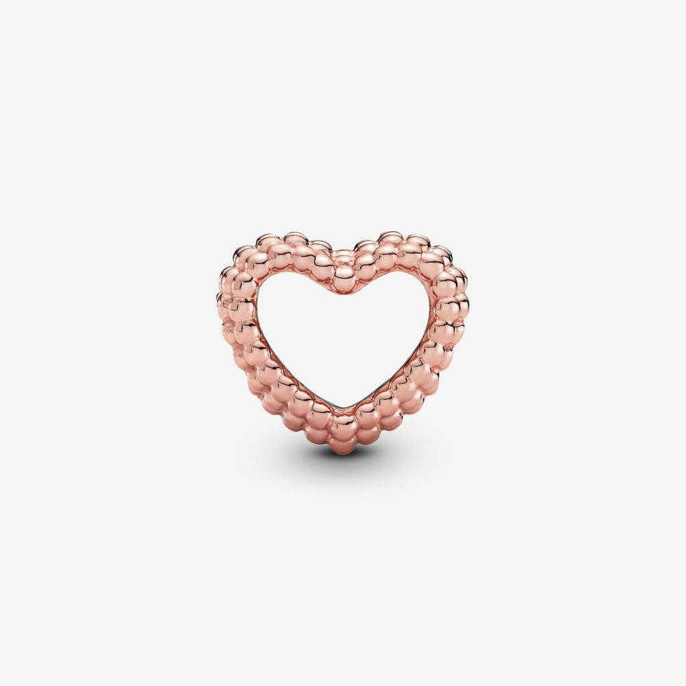 
                      
                        Pandora Rose Gold Beaded Open Heart Charm
                      
                    