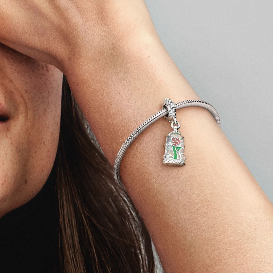 
                      
                        Pandora Disney Beauty and the Beast Enchanted Rose Dangle Charm
                      
                    