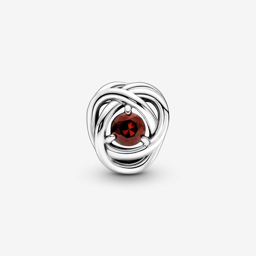 Pandora January Birthstone Eternity Circle Charm