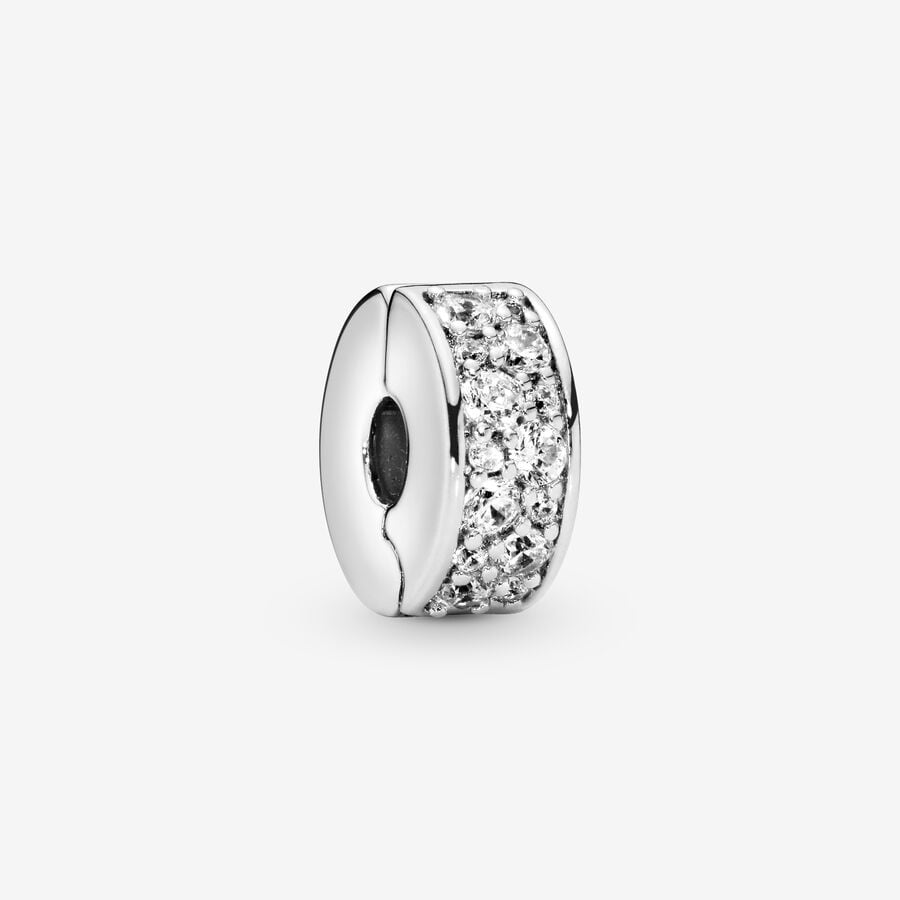 Pandora Clear Pavé Clip Charm