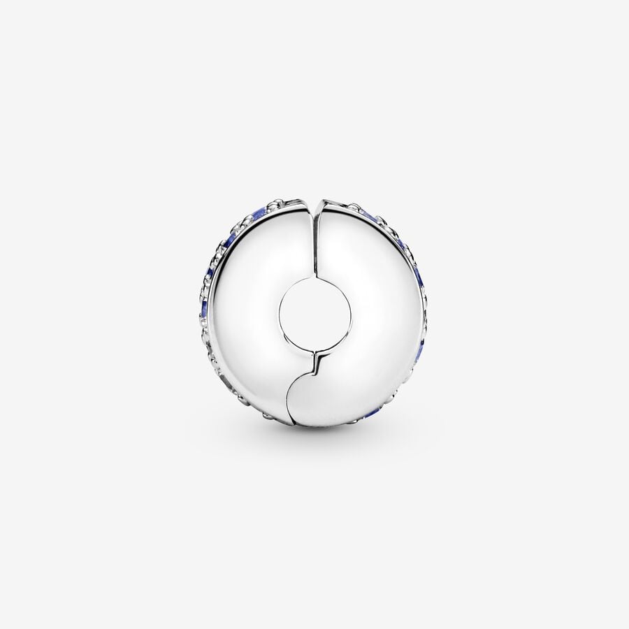 
                      
                        Pandora Blue Pavé Clip Charm
                      
                    