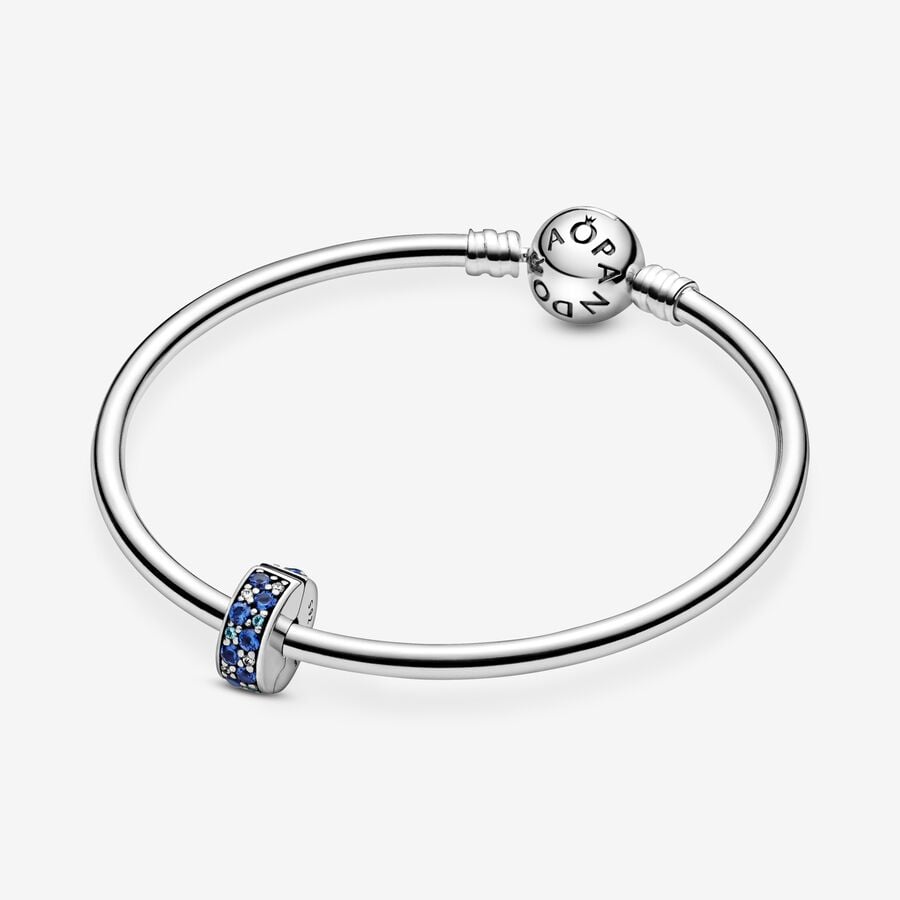 
                      
                        Pandora Blue Pavé Clip Charm
                      
                    