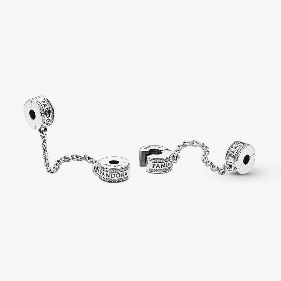 
                      
                        Pandora Logo Safety Chain Clip Charm
                      
                    