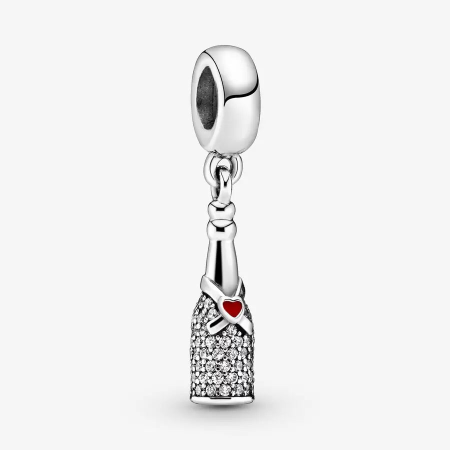 Pandora Sparkling Wine Bottle Dangle Charm