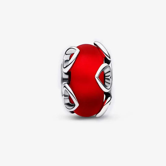 Pandora red murano sale glass charm