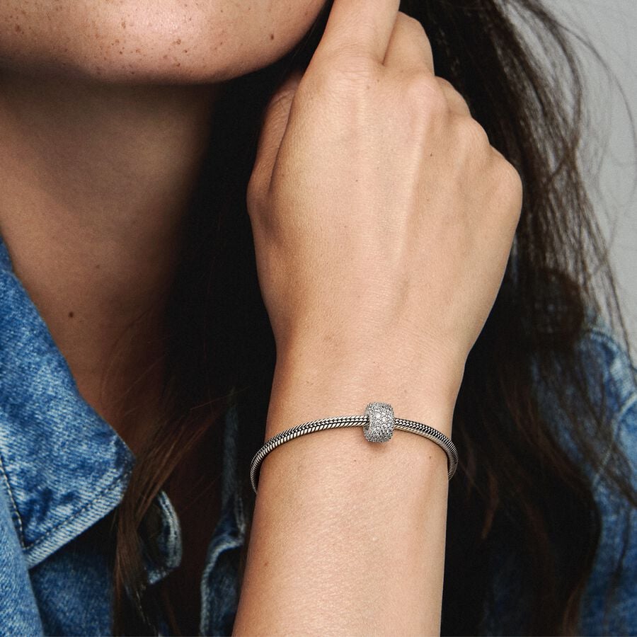 
                      
                        Pandora Sparkling Pavé Triple-row Charm
                      
                    