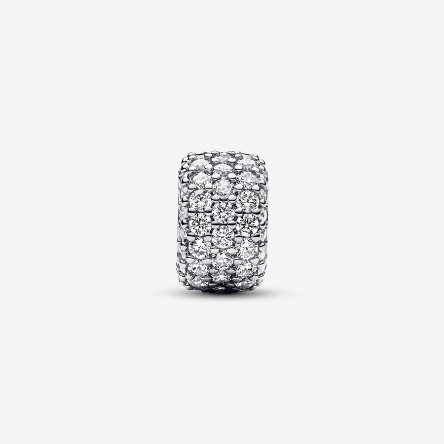 
                      
                        Pandora Sparkling Pavé Triple-row Charm
                      
                    