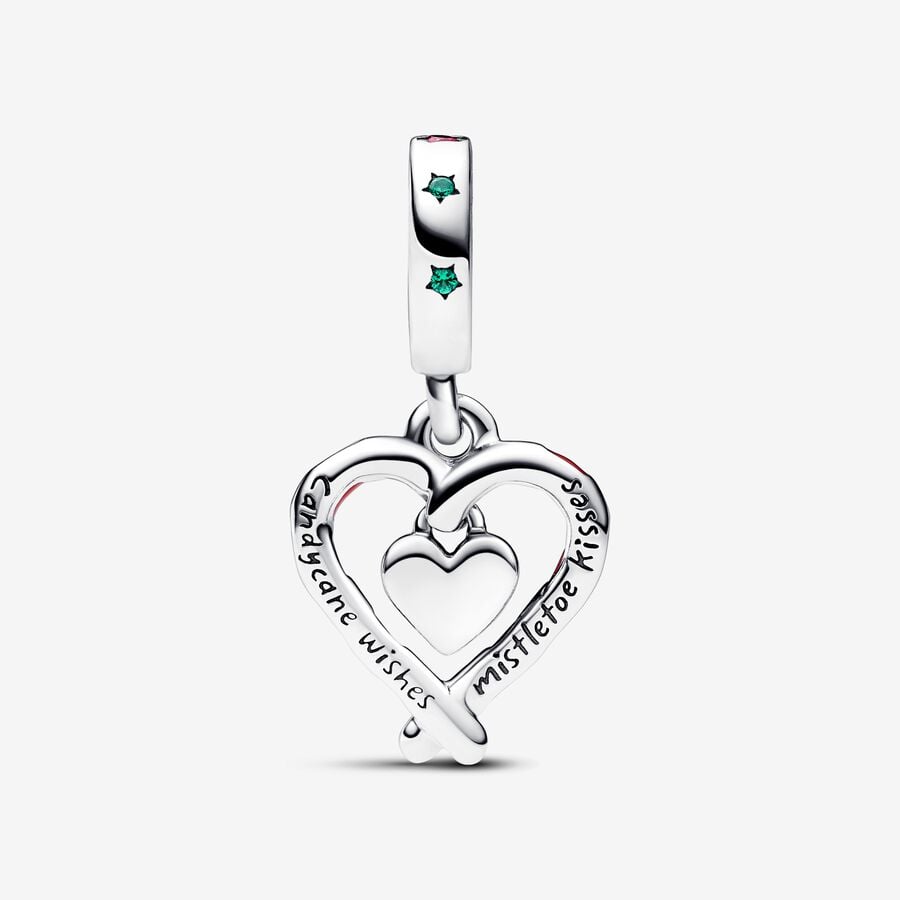 
                      
                        Pandora Double Candy Cane Heart Christmas Dangle Charm
                      
                    