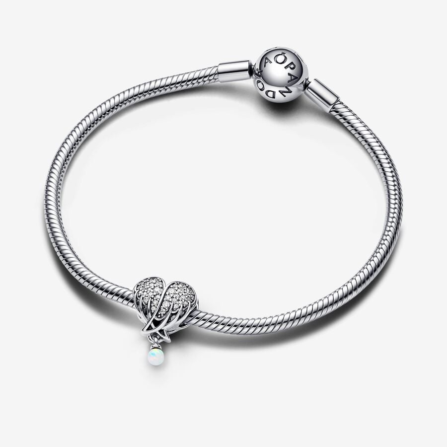 
                      
                        Pandora Sparkling Angel Wings & Heart Charm
                      
                    