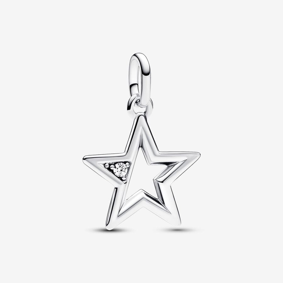 Pandora ME Sparkling Star Medallion Charm