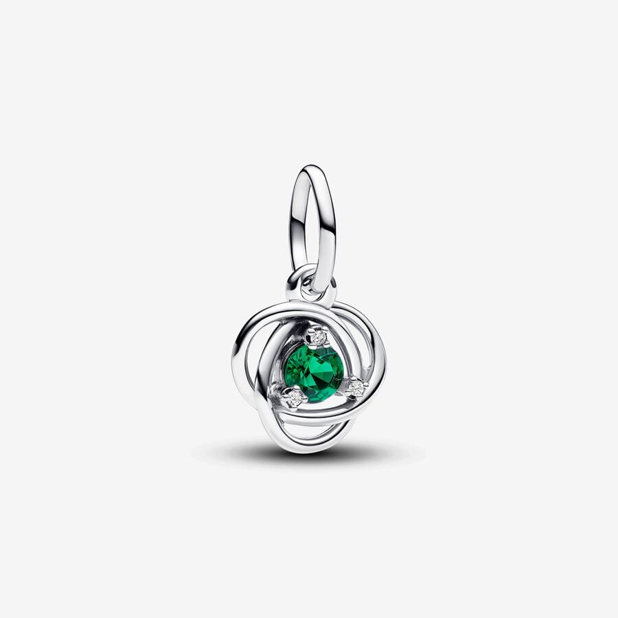 Pandora May Birthstone Eternity Circle Dangle Charm