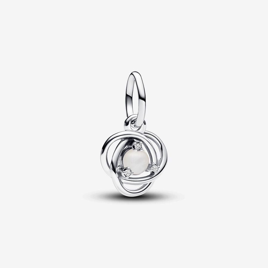 Pandora June Birthstone Eternity Circle Dangle Charm