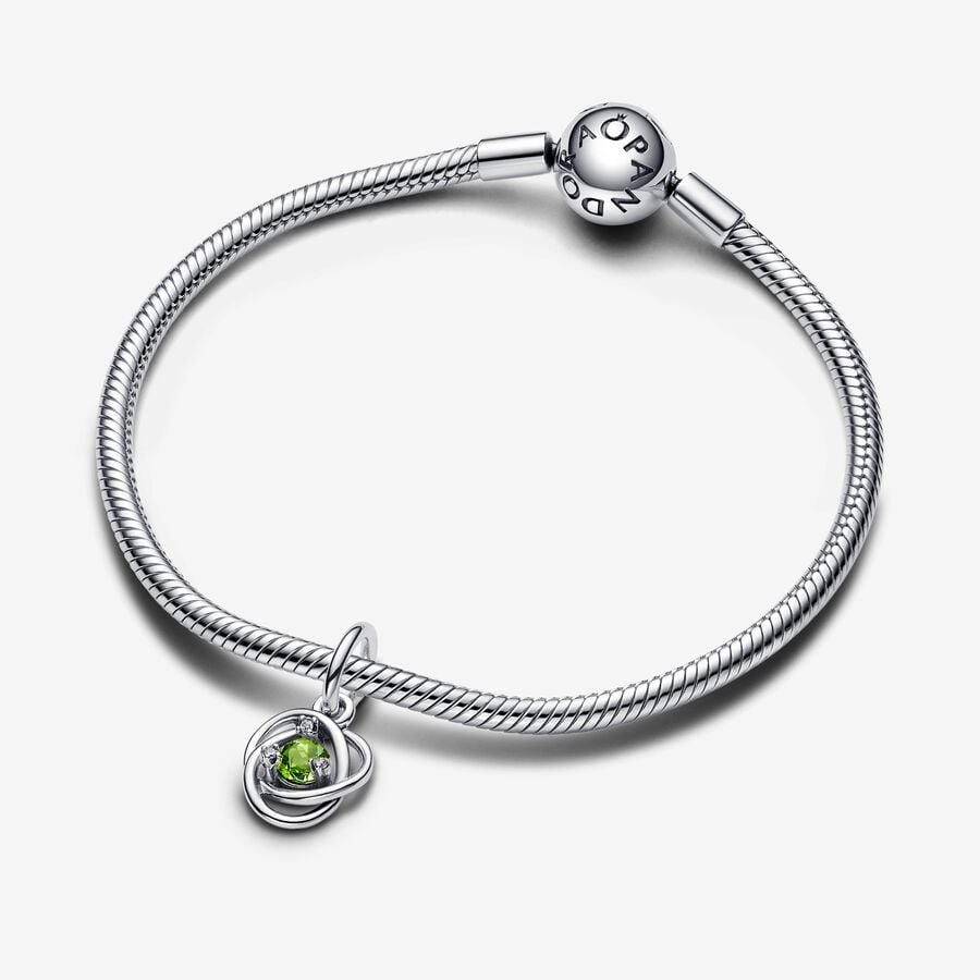 
                      
                        Pandora August Spring Green Eternity Circle Dangle Charm
                      
                    