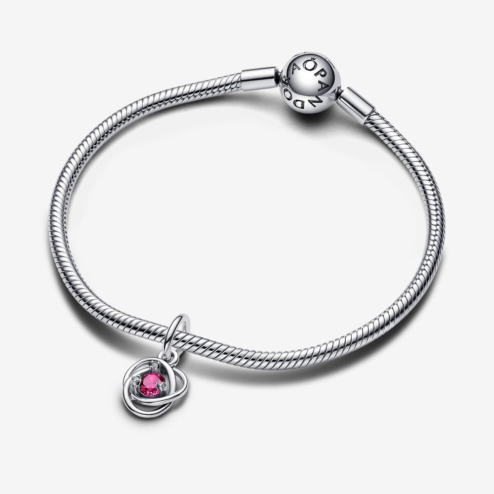 
                      
                        Pandora October Pink Eternity Circle Dangle Charm
                      
                    