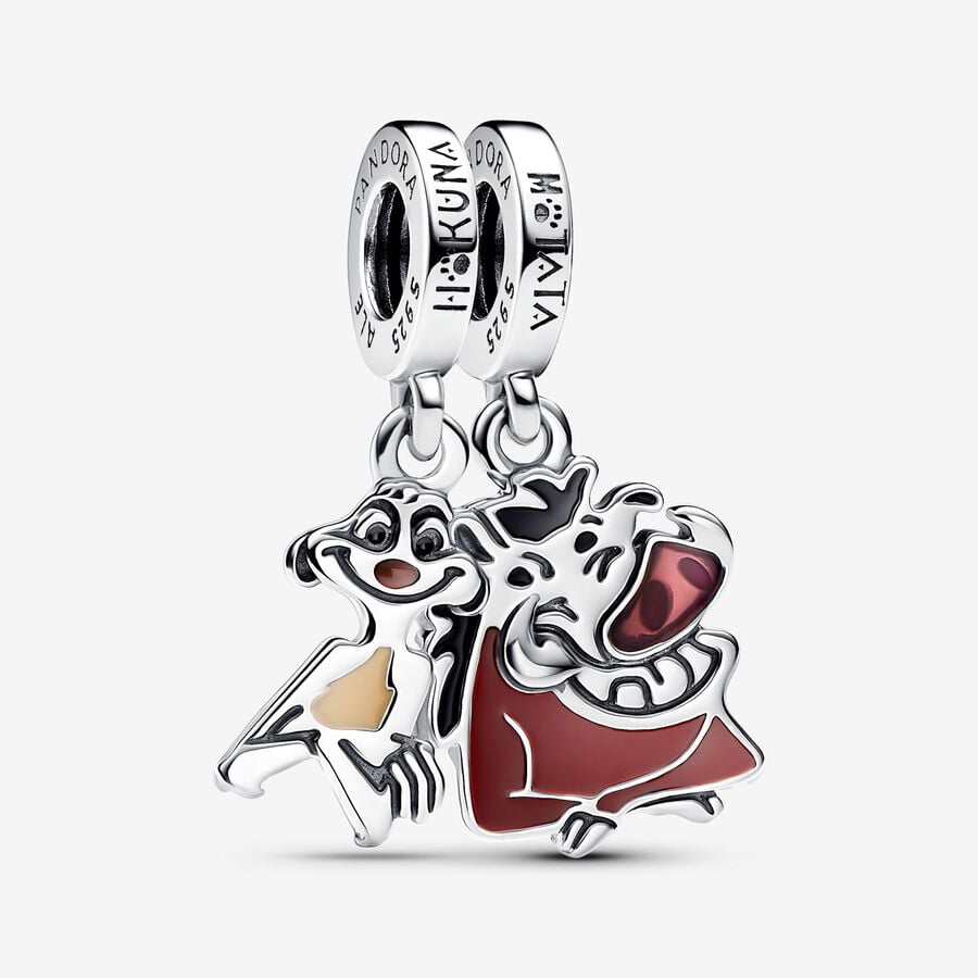 Pandora Disney The Lion King Timon & Pumbaa Splittable Dangle Charm