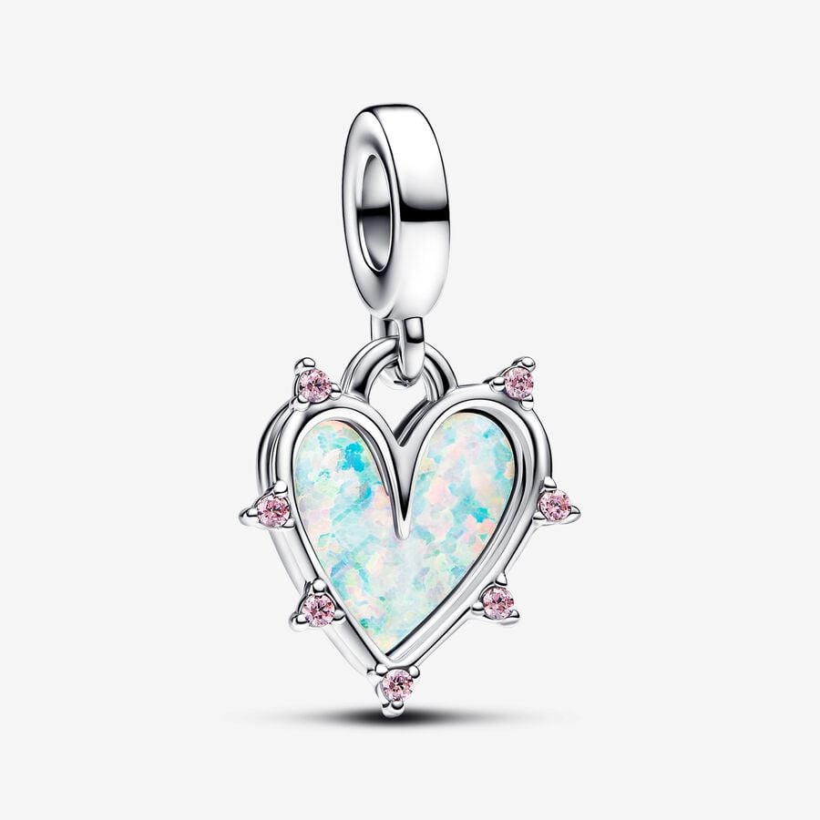 Pandora Friendship Opalescent Double Dangle Charm