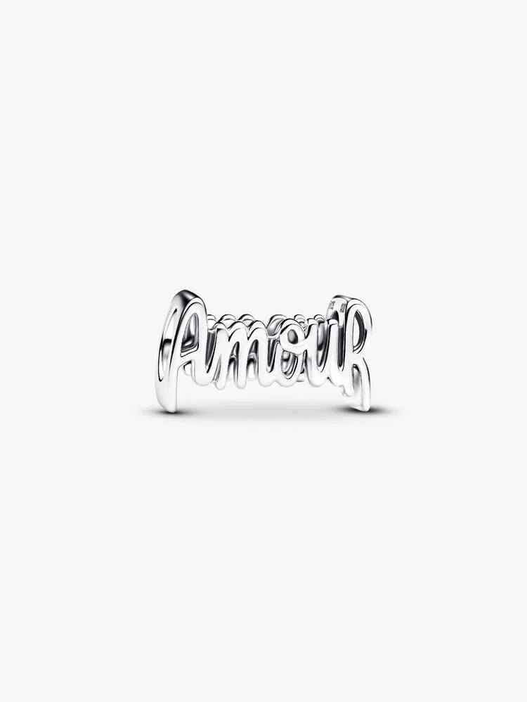 Pandora Amour Script Charm