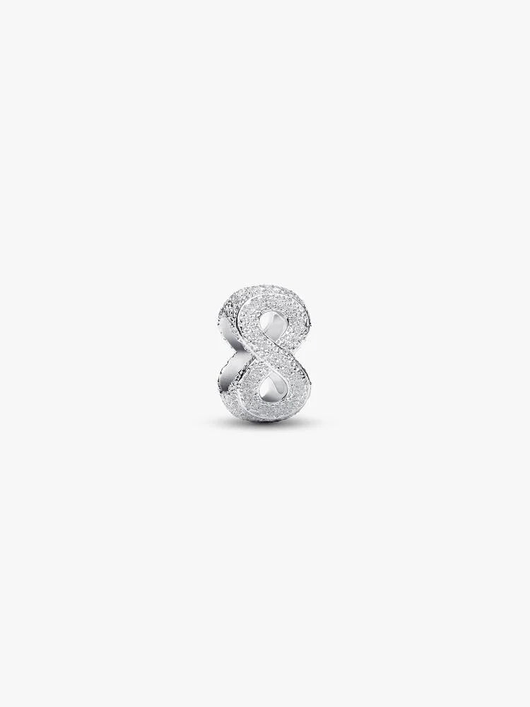 Pandora Textured Infinity Symbol Mini Charm