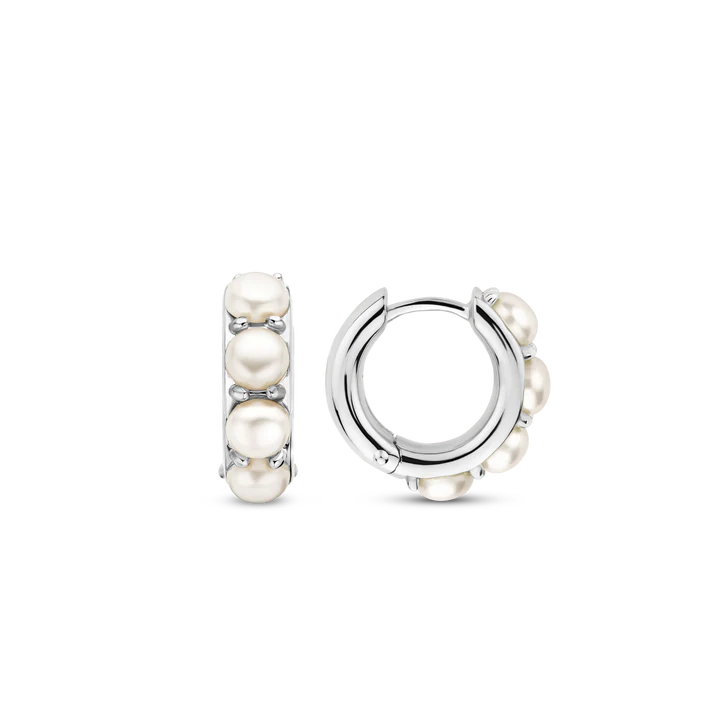 
                      
                        TI SENTO Small Pearl Hoops - 7962PW
                      
                    