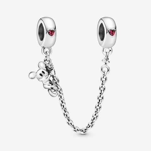 Pandora Disney Climbing Mickey Safety Chain Charm