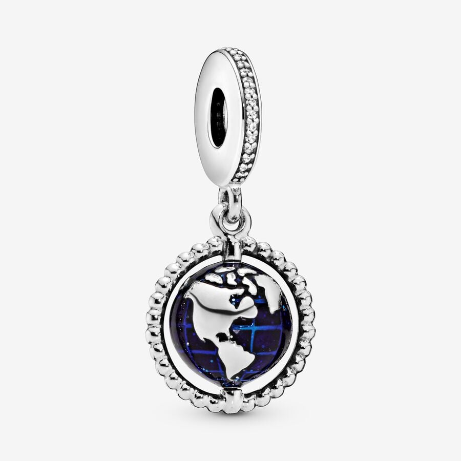 Pandora Spinning Globe Dangle Charm