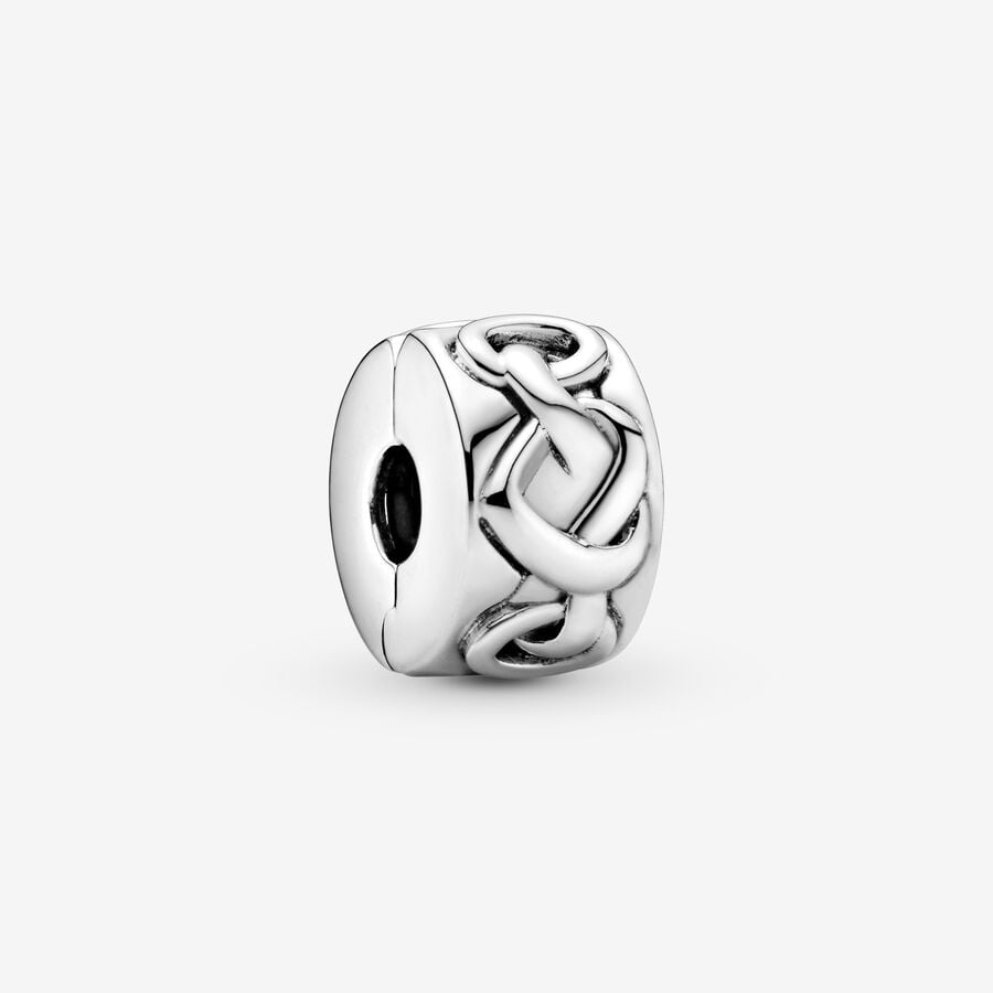 Pandora Knotted Hearts Clip Charm