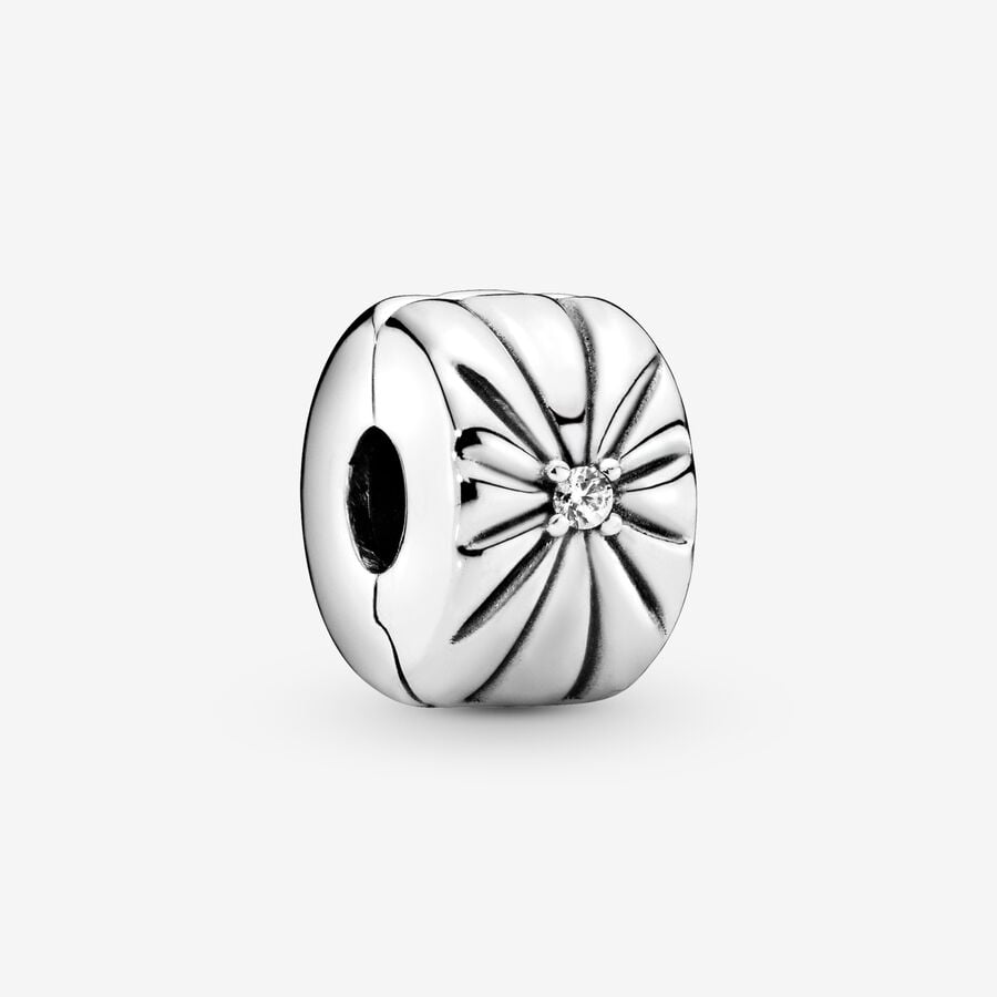 Pandora Sparkling Sunburst Clip Charm