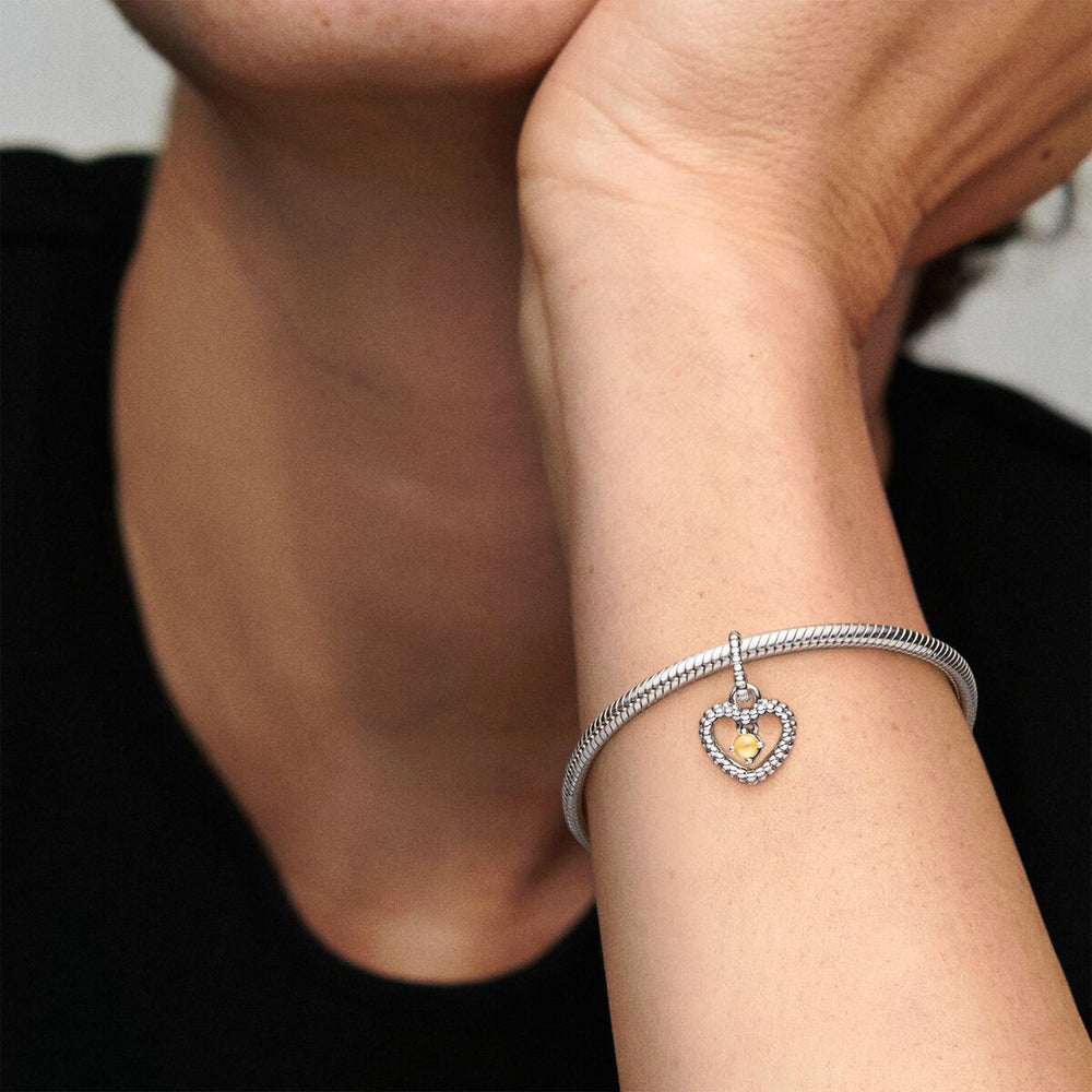 
                      
                        Pandora November Birthstone Heart Dangle Charm
                      
                    