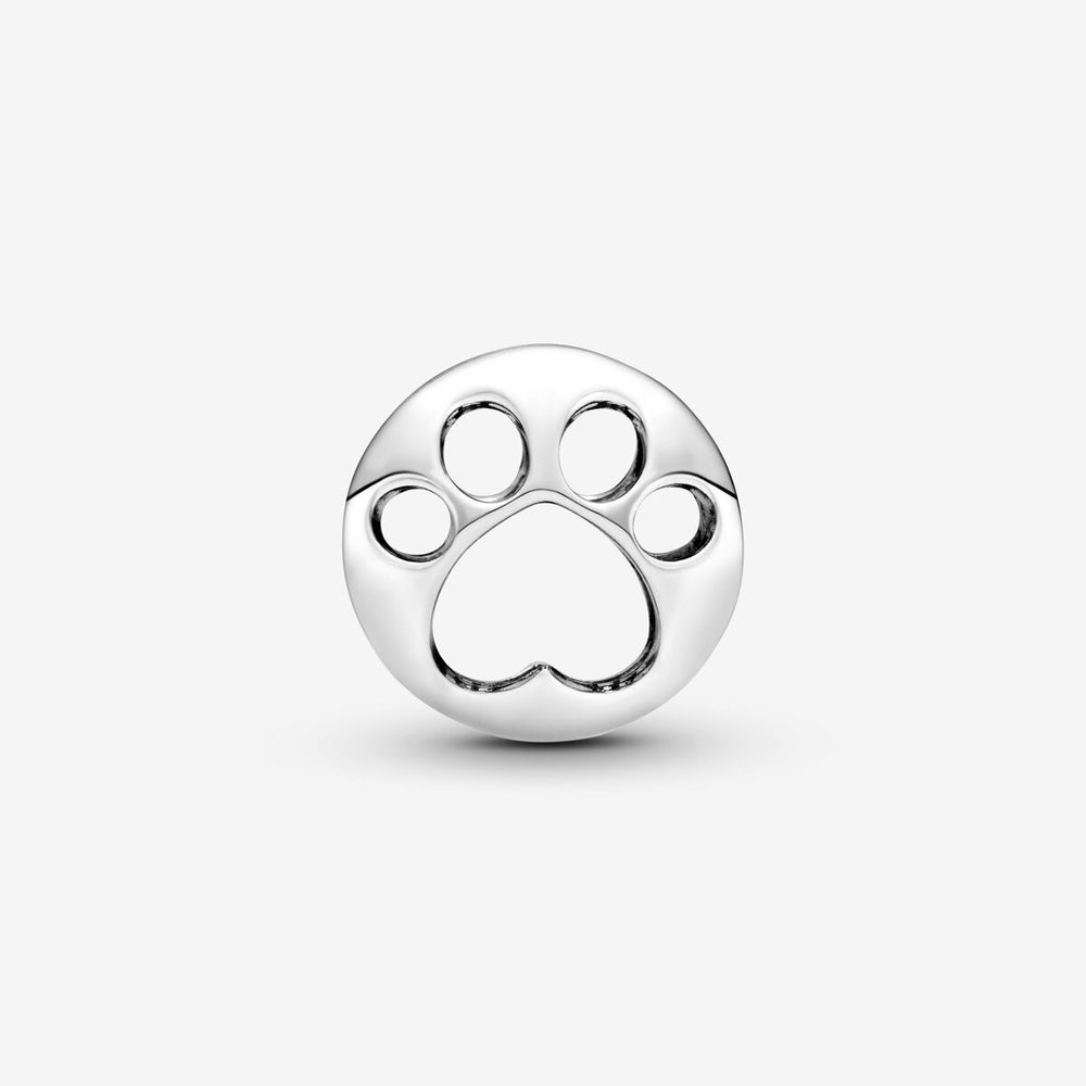 Pandora Openwork Paw Print Charm