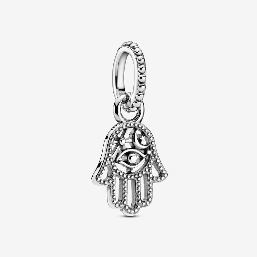 PANDORA Protective Hamsa Hand Dangle Charm