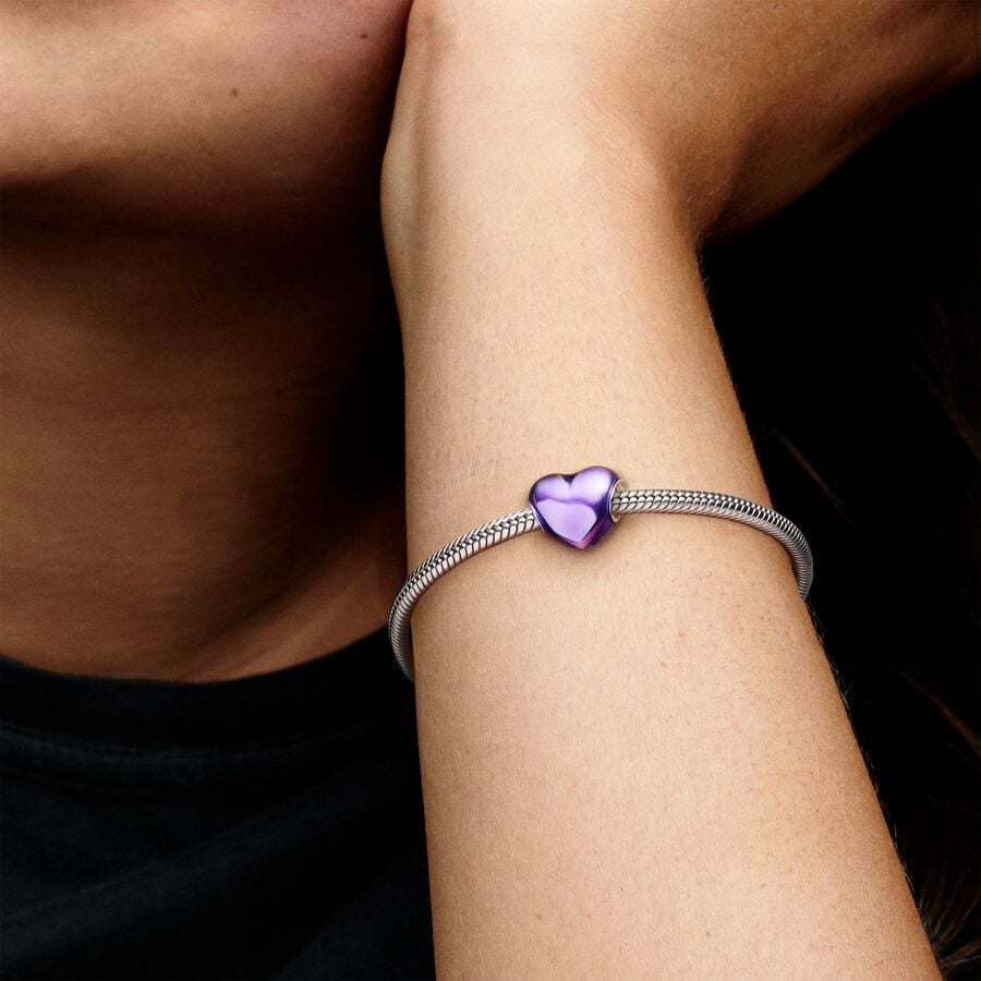 
                      
                        Pandora Metallic Purple Heart Charm
                      
                    