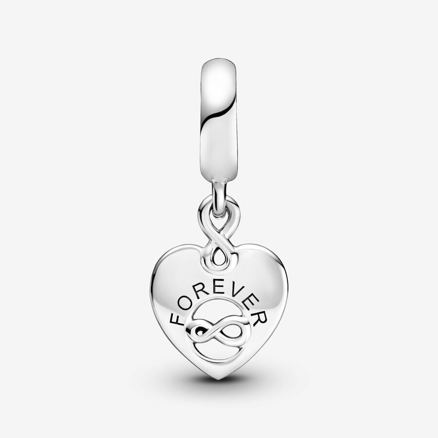 Pandora Friends Forever Heart Dangle Charm