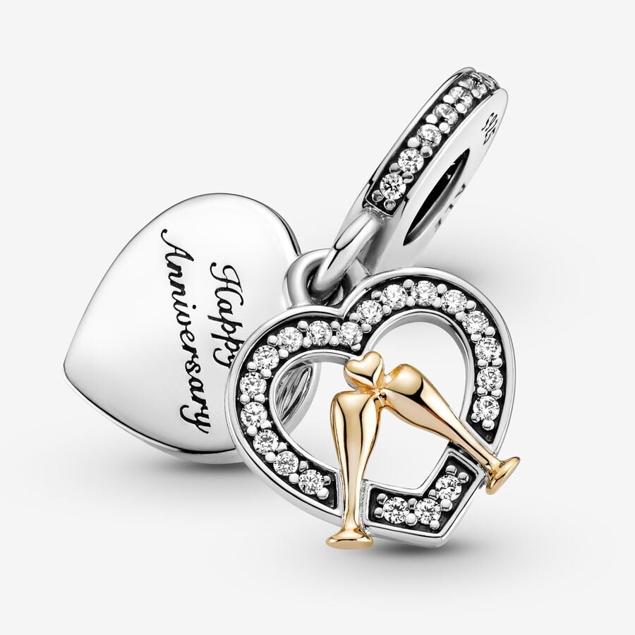 
                      
                        Pandora 14k Gold Two-tone Happy Anniversary Dangle Charm
                      
                    