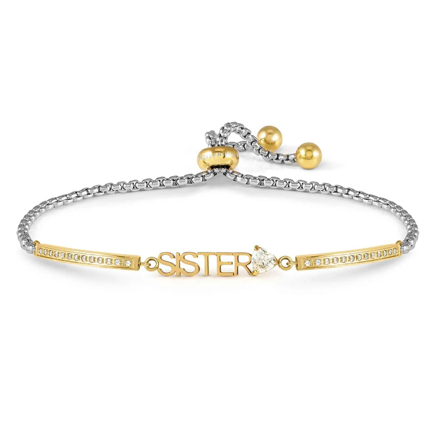 Nomination Milleluci Bracelet, SISTER with Cubic Zirconia