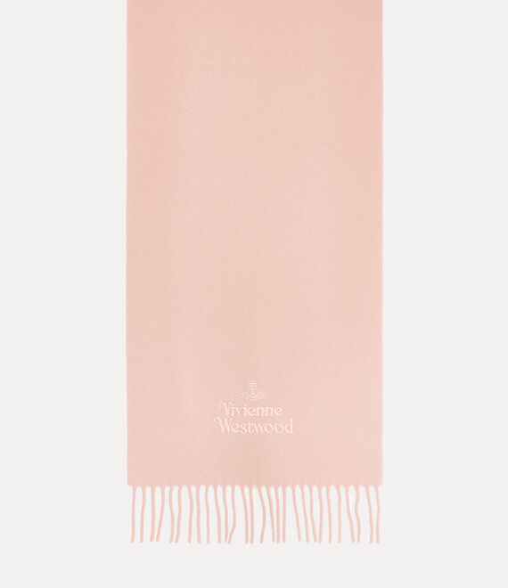 Vivienne Westwood Brand Embroidered Fringed Trim - Powdered Pink
