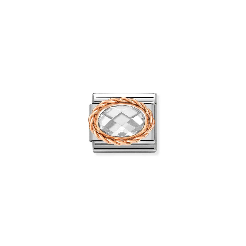Nomination Classic Link White CZ