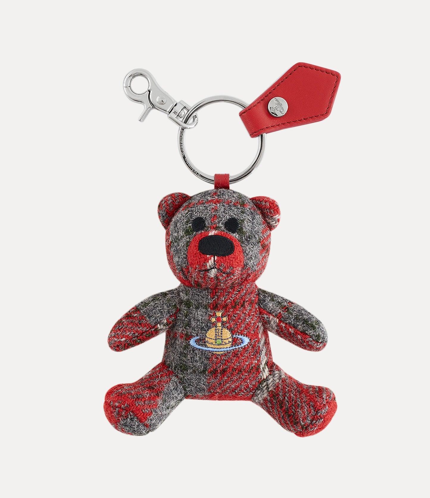 Vivienne Westwood Teddy Bear Keyring Tartan