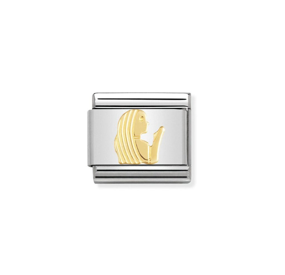 Nomination Classic Link with Virgo Symbol in Yellow Gold Tone 030104/06