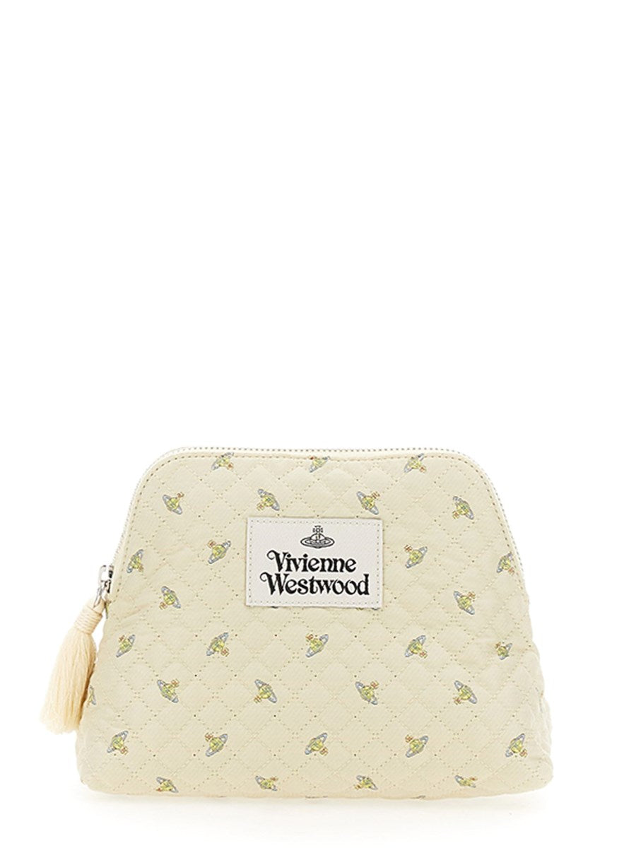 Vivienne Westwood Quilt Baby Orb Small Wash Bag