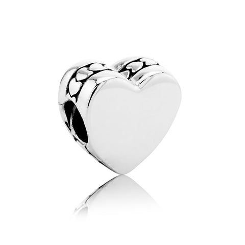 Pandora Engraving Heart Charm